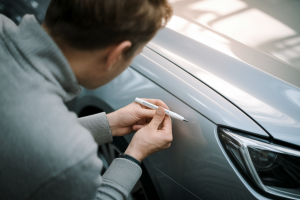 personne-dos-stylo-retouche-voiture