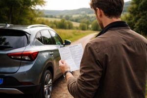 voiture-moderne-chemin-campagne-carte-grise